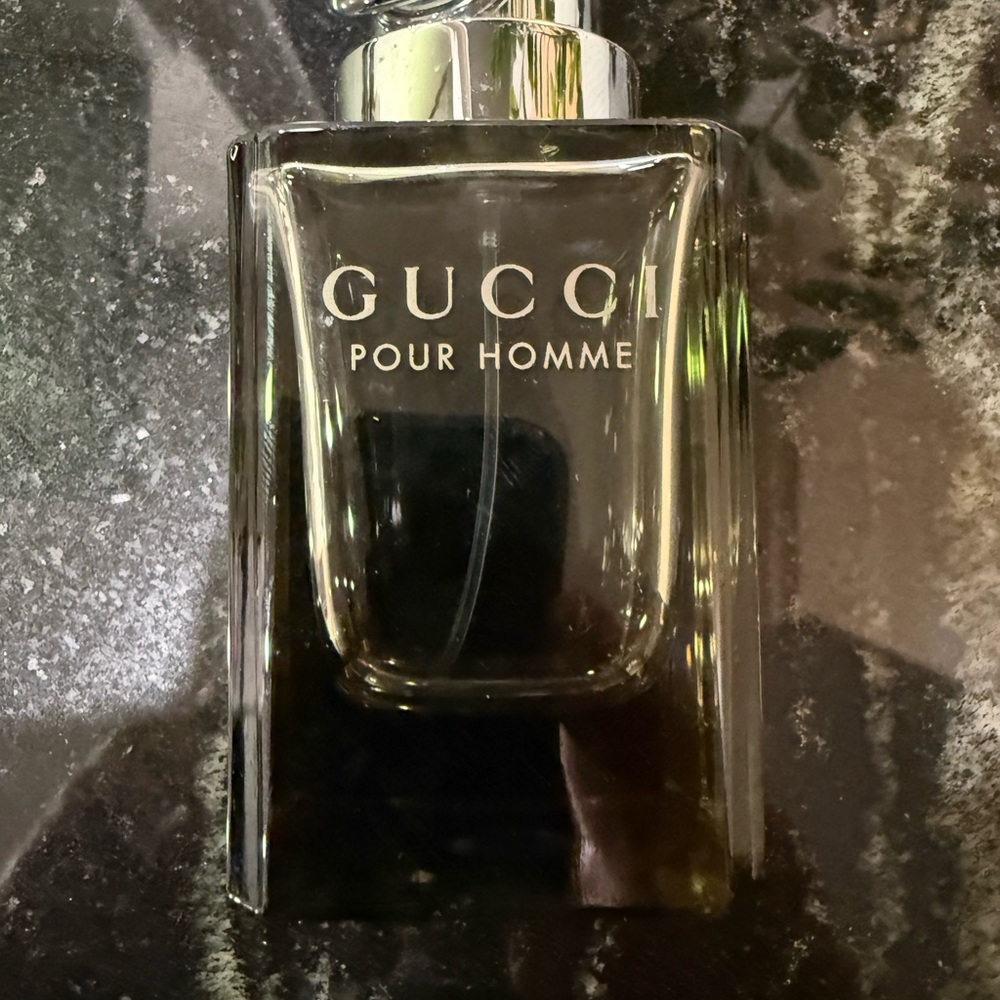 Gucci Eau de Toilette Bottle with Silver Accents